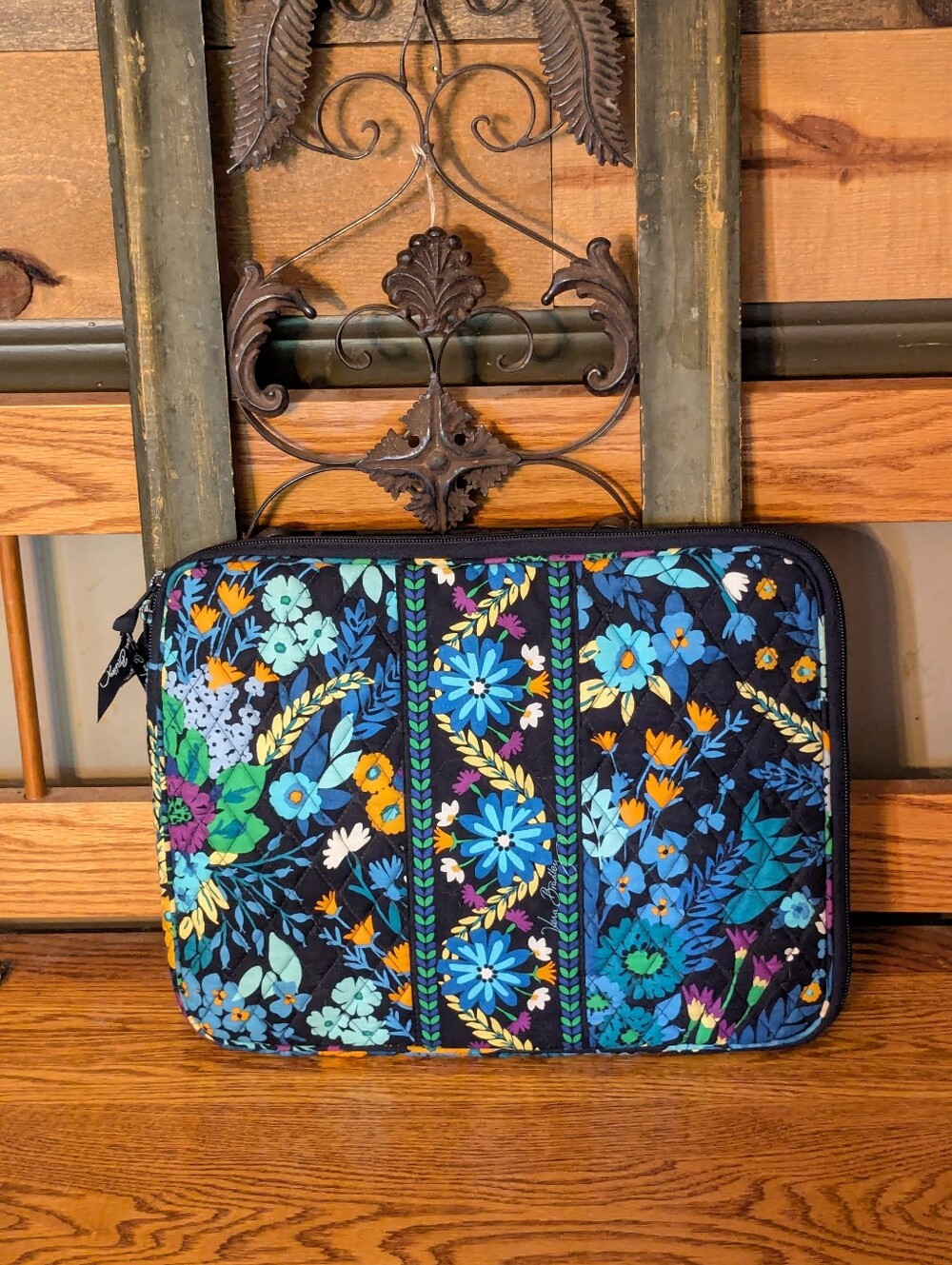 Vera Bradley Midnight Blues Floral Quilted Tablet Case - Picture 3 of 9